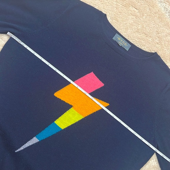 🎉HP🎉 WYSE LONDON Esme Rainbow Merino Jumper - Picture 10 of 11